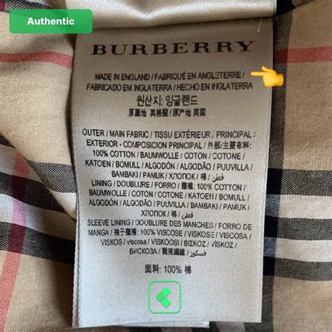 burberry coat tag|authentic burberry tags.